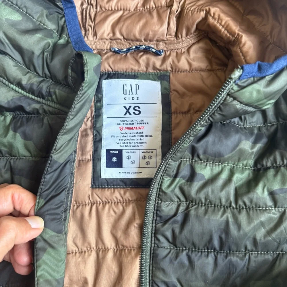 GAP Kids ColdControl Camo Puffer Jacket – XS (4/5)